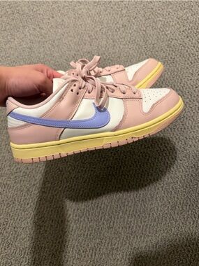 Nike Women’s Pastel Pink, Lilac & Yellow Low-Top Sneakers